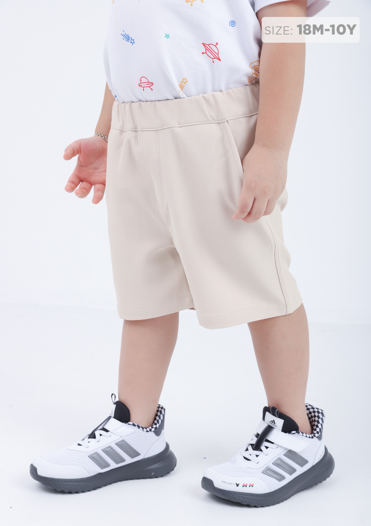 Quần Short Bé Trai Khakis Vân Be