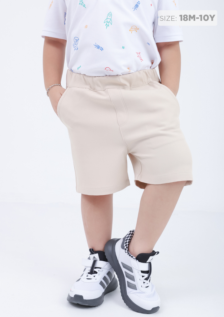 Quần Short Bé Trai Khakis Vân Be