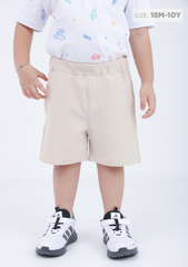 Quần Short Bé Trai Khakis Vân Be