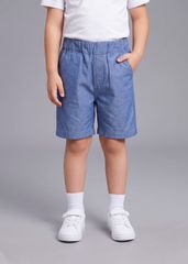 Quần Short Bé Trai Khakis Xanh