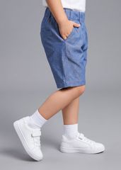Quần Short Bé Trai Khakis Xanh