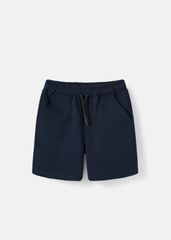 Quần Short Da Cá Bé Trai Xanh Navy