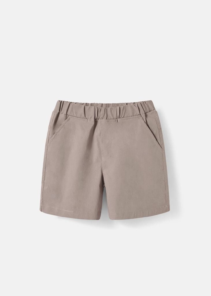 Quần Short Khakis Bé Trai Nâu 01