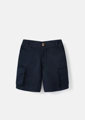 Quần Short Khakis Bé Trai Túi Hộp Navy