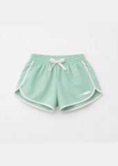 Quần Short Thể Thao Bé Gái Siêu Nhẹ Ultra Light Dù Xanh Mint