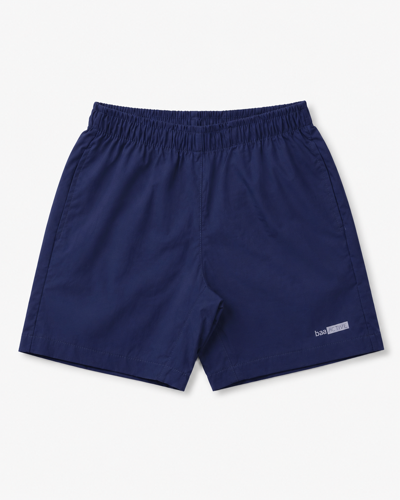 Quần Short Thể Thao Bé Trai Siêu Nhẹ Ultra Light Dù Navy