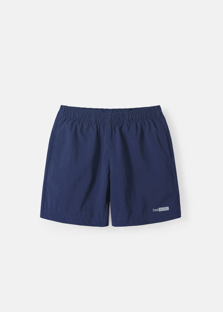 Quần Short Thể Thao Bé Trai Siêu Nhẹ Ultra Light Dù Navy