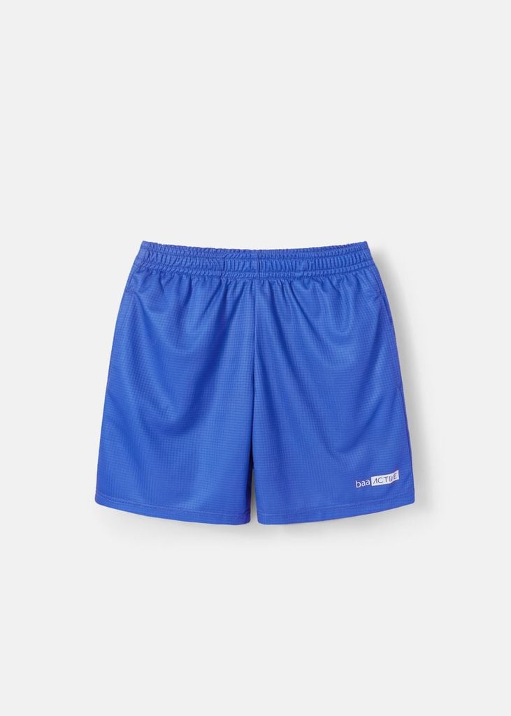 Quần Short Thể Thao Cho Bé Siêu Nhẹ Ultra Light Xanh Biển 02