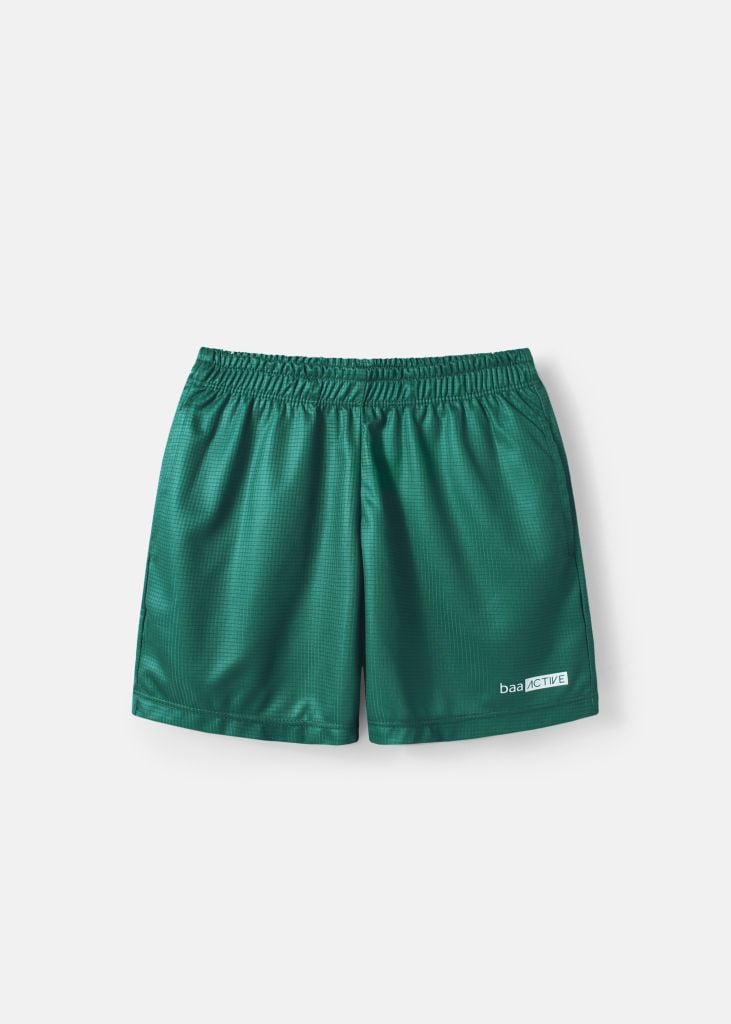 Quần Short Thể Thao Cho Bé Siêu Nhẹ Ultra Light Xanh Lá 02