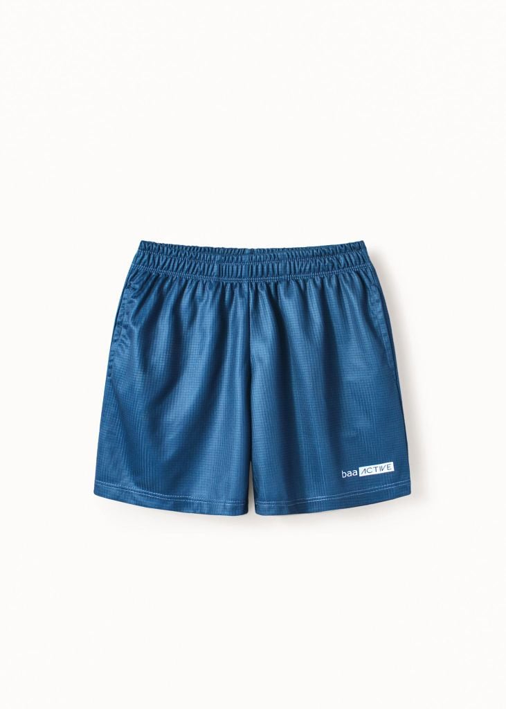 Quần Short Thể Thao Cho Bé Siêu Nhẹ Ultra Light Xanh Navy 03
