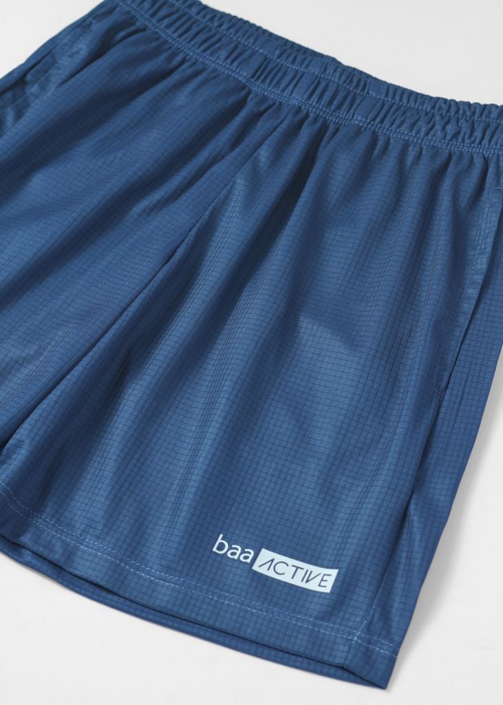 Quần Short Thể Thao Cho Bé Siêu Nhẹ Ultra Light Xanh Navy