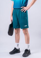 Quần Short Thể Thao Cho Bé Siêu Nhẹ Ultra Light Xanh Teal 02*