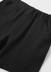 Quần Short Thun Bé Trai Đen 01
