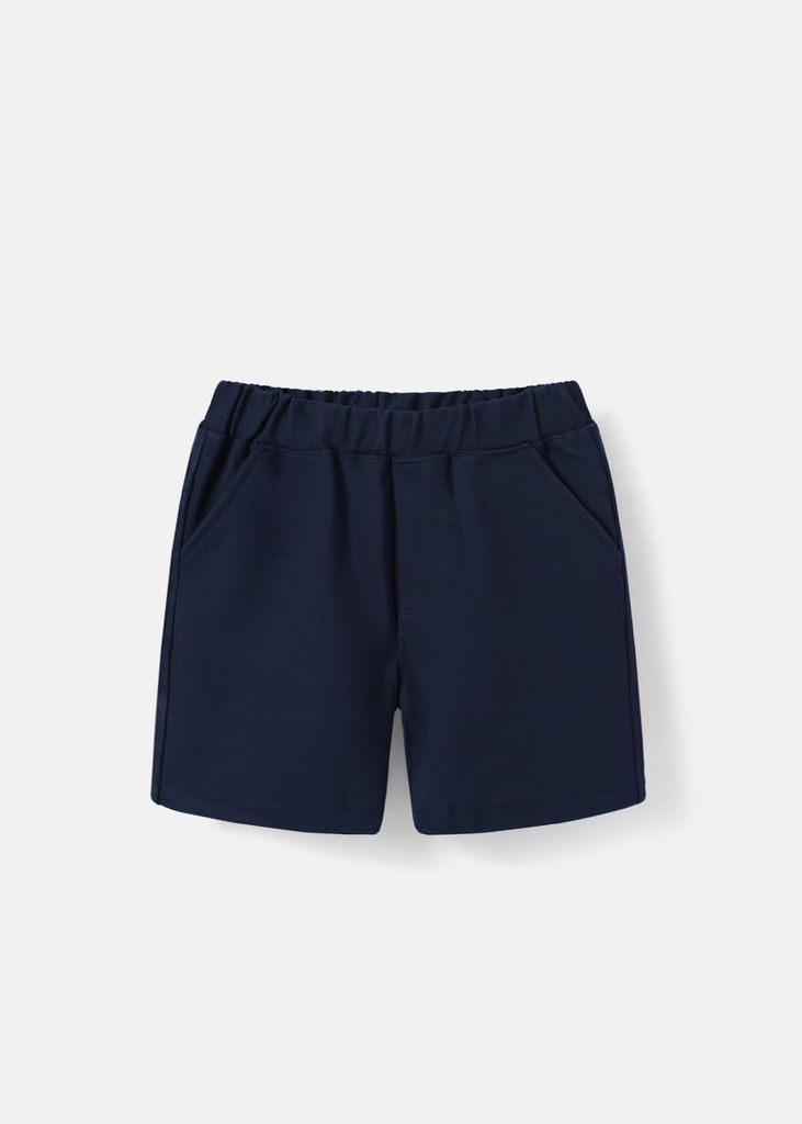 Quần Short Thun Bé Trai Navy 01