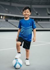 Set 2 Áo Thun Thể Thao Siêu Nhẹ Ultra Light Cho Bé (Xanh Dương + Hồng)