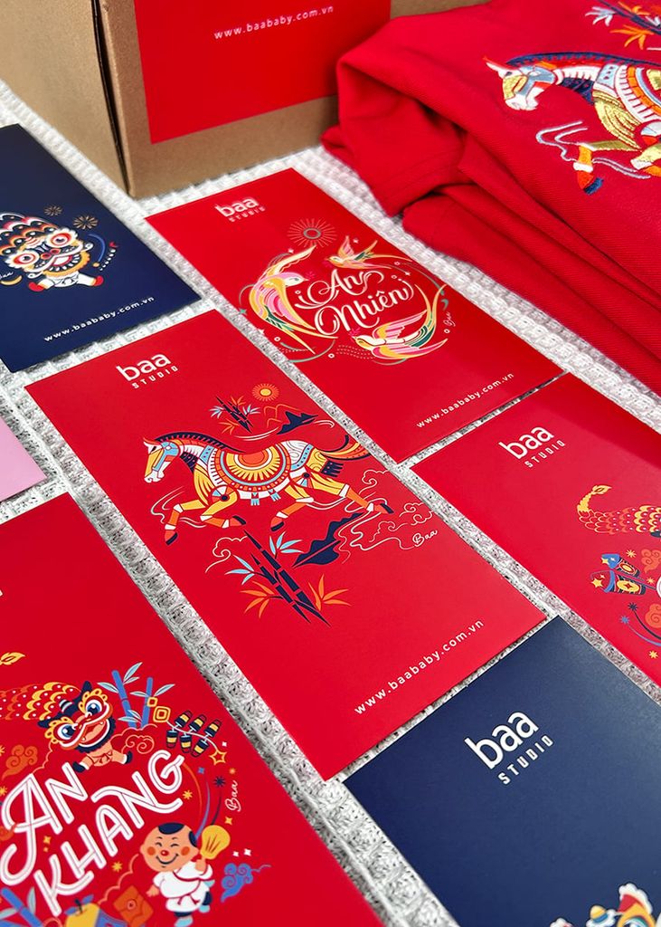 Set 3 Bao Lì Xì Tết 2026