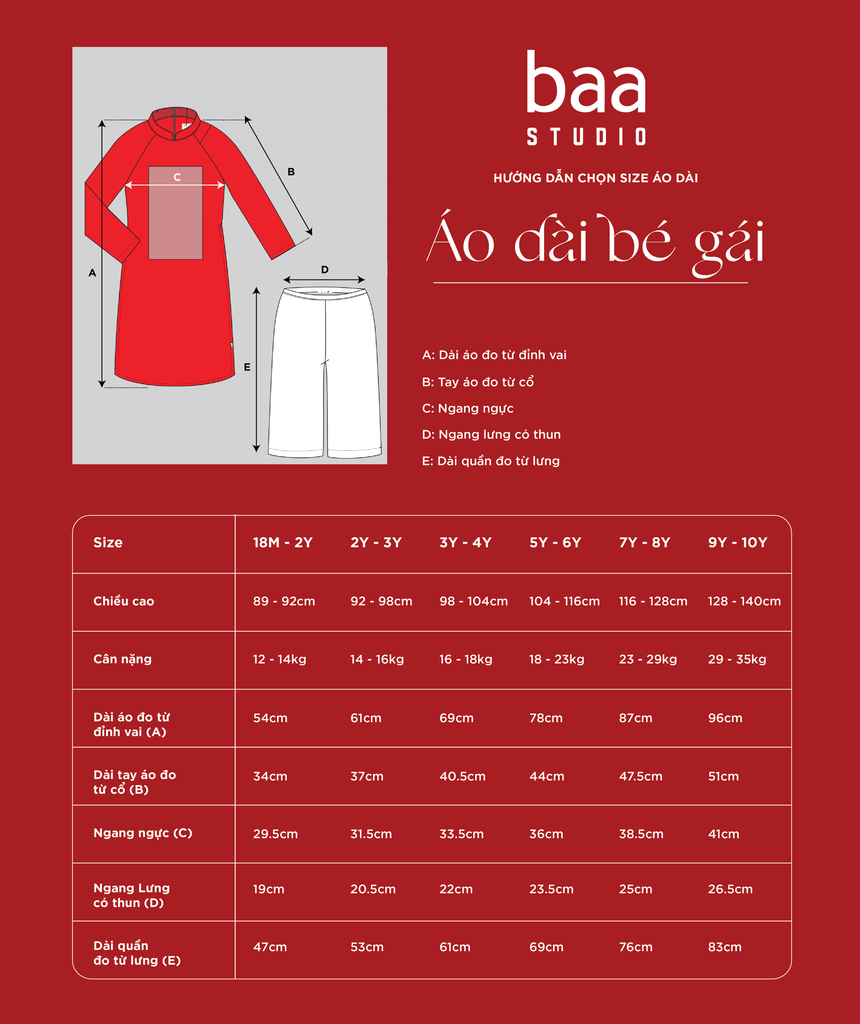 Set Áo Dài Thêu Cao Cấp Bé Gái Hồng Giấc Mơ Hoa