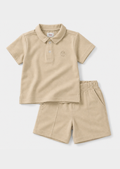Set Polo Ngắn Tay Bé Trai Be Thêu Logo 05