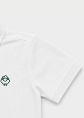 Set Polo Ngắn Tay Bé Trai Trắng Thêu Logo 03