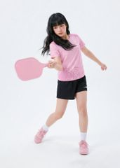 Set Thể Thao Cho Bé Siêu Nhẹ Ultra Light Họa Tiết (Hồng Doodle + Đen)