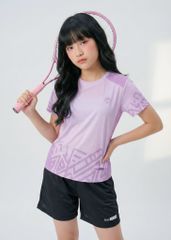 Set Thể Thao Cho Bé Siêu Nhẹ Ultra Light Họa Tiết (Tím Doodle + Đen)