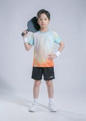 Set Thể Thao Cho Bé Siêu Nhẹ Ultra Light Ombre (Xanh Cam + Đen)