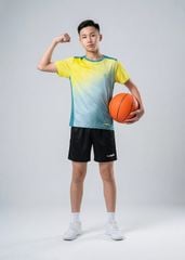 Set Thể Thao Cho Bé Siêu Nhẹ Ultra Light Ombre (Xanh Lá + Đen)