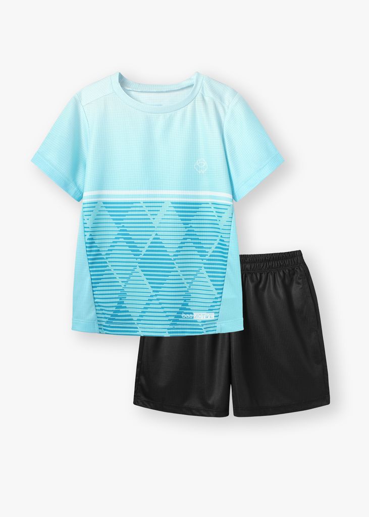 Set Thể Thao Siêu Nhẹ Ultra Light Cho Bé (Xanh Nhạt + Đen)