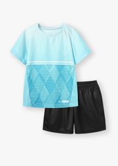 Set Thể Thao Siêu Nhẹ Ultra Light Cho Bé (Xanh Nhạt + Đen)