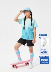 Set Thể Thao Siêu Nhẹ Ultra Light Cho Bé (Xanh Nhạt + Đen)