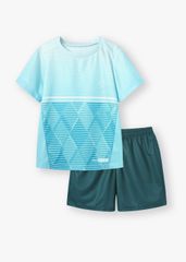 Set Thể Thao Siêu Nhẹ Ultra Light Cho Bé (Xanh Nhạt + Xanh Teal)