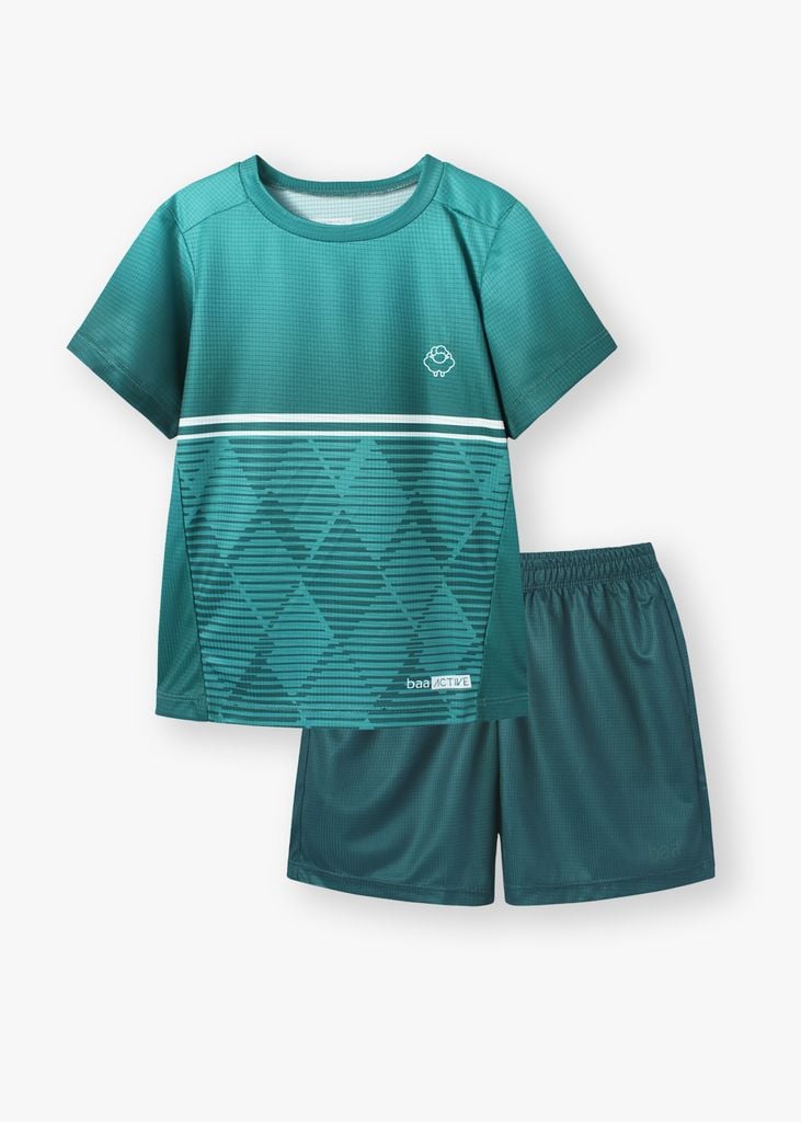 Set Thể Thao Siêu Nhẹ Ultra Light Cho Bé (Xanh Teal)