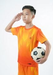 Set Thun Thể Thao Cho Bé Siêu Mát Ultra Cool Cam Hoạ Tiết Halftone