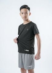 Set Thun Thể Thao Cho Bé Siêu Mát Ultra Cool Đen Phối Xám Nhạt