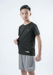 Set Thun Thể Thao Cho Bé Siêu Mát Ultra Cool Đen Phối Xám Nhạt