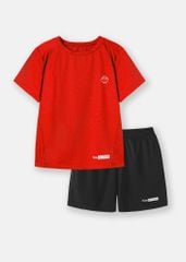 Set Thun Thể Thao Cho Bé Siêu Mát Ultra Cool Đỏ Phối Đen