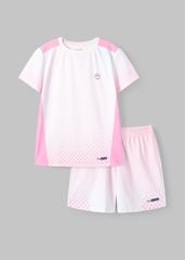 Set Thun Thể Thao Cho Bé Siêu Mát Ultra Cool Hồng Hoạ Tiết Halftone