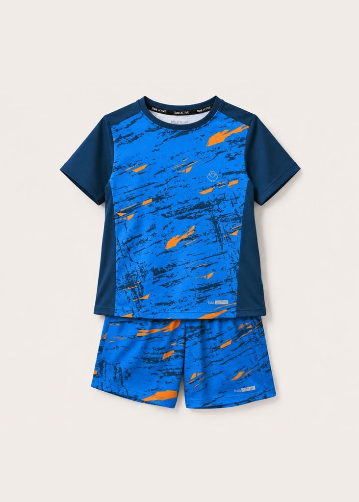 Set Thun Thể Thao Cho Bé Siêu Mát Ultra Cool Navy Speed Slash