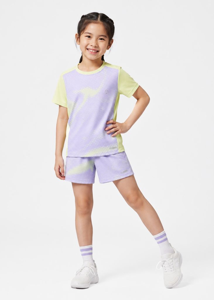 Set Thun Thể Thao Cho Bé Siêu Mát Ultra Cool Tím Halftone