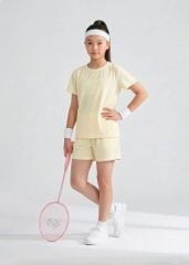 Set Thun Thể Thao Cho Bé Siêu Mát Ultra Cool Vàng Nhạt