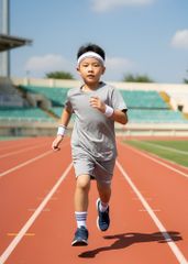 Set Thun Thể Thao Cho Bé Siêu Mát Ultra Cool Xám