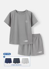 Set Thun Thể Thao Cho Bé Siêu Mát Ultra Cool Xám