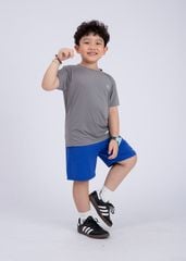 Set Thun Thể Thao Cho Bé Siêu Mát Ultra Cool Xám Nhạt Phối Xanh