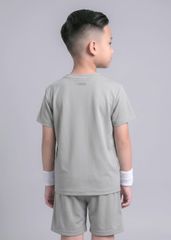 Set Thun Thể Thao Cho Bé Siêu Mát Ultra Cool Xám Nhạt