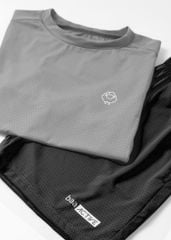 Set Thun Thể Thao Cho Bé Siêu Mát Ultra Cool Xám Phối Đen 02