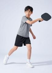 Set Thun Thể Thao Cho Bé Siêu Mát Ultra Cool Xám Phối Đen 02