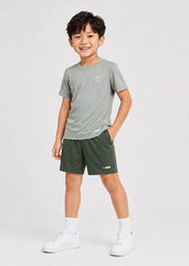 Set Thun Thể Thao Cho Bé Siêu Mát Ultra Cool Xám Phối Xanh Rêu