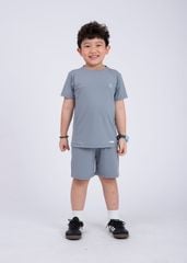 Set Thun Thể Thao Cho Bé Siêu Mát Ultra Cool Xám Xanh
