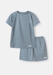 Set Thun Thể Thao Cho Bé Siêu Mát Ultra Cool Xám Xanh