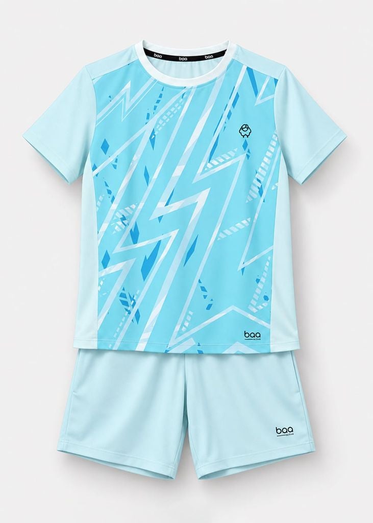Set Thun Thể Thao Cho Bé Siêu Mát Ultra Cool Xanh Biển Lightning